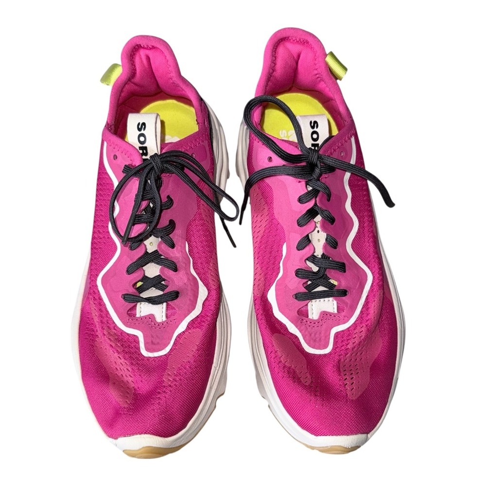 Sorel Womens 8.5 Pink Kinetic Breakthru Day Lace Sneakers - Picture 6 of 10